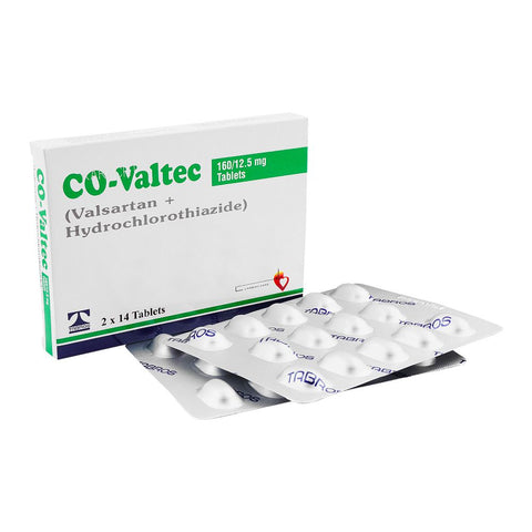 Tabros Pharma Co-Valtec Tablet, 160/12.5mg, 28-Pack product image - Bolanclinic