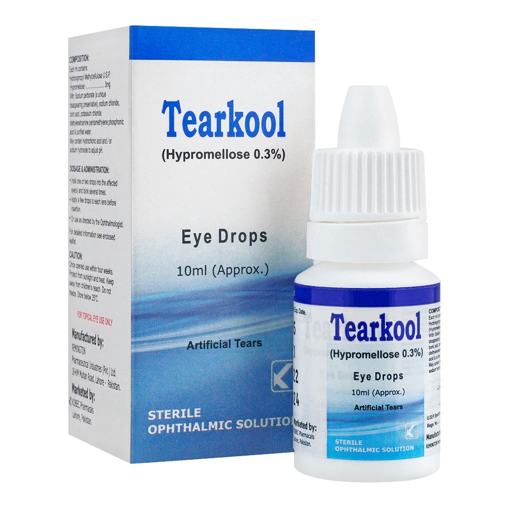 Kobec Pharma Tearkool Eye Drop, Artificial Tears, 10ml product image - Bolanclinic