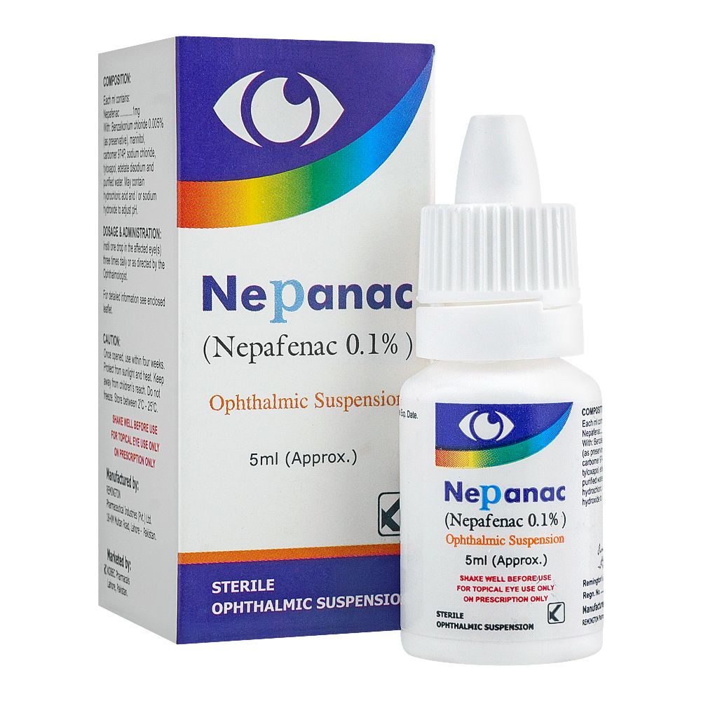 Kobec Pharma Nepanac Eye Drops, 5ml product image - Bolanclinic