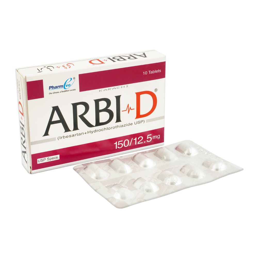 PharmEvo Arbi-D Tablet, 150/12.5mg, 10-Pack product image - Bolanclinic