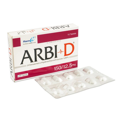 PharmEvo Arbi-D Tablet, 150/12.5mg, 10-Pack product image - Bolanclinic