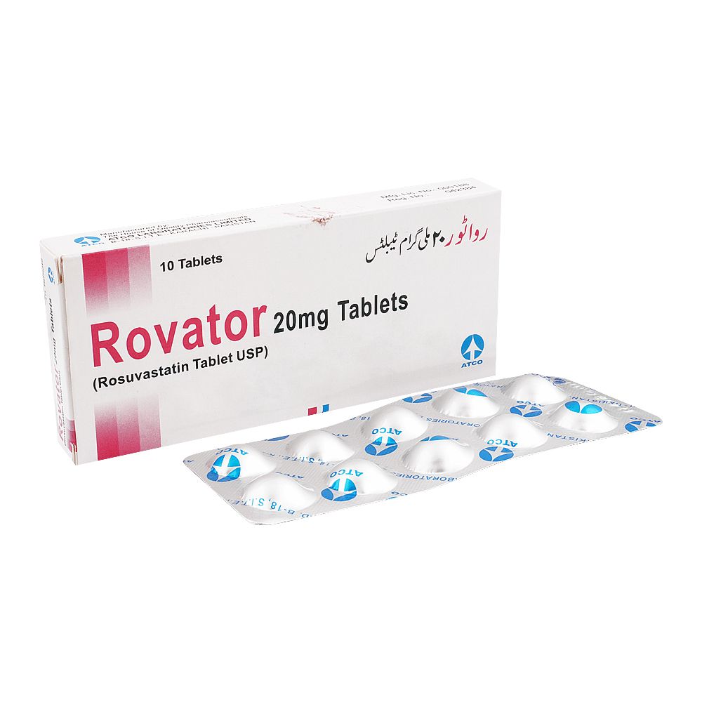 ATCO Laboratories Rovator Tablet, 20mg, 10-Pack product image - Bolanclinic