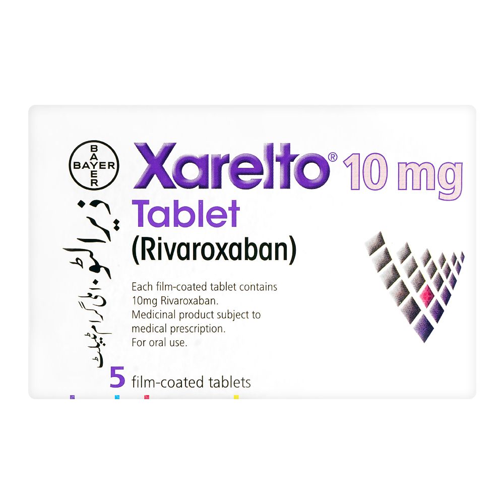 Bayer Pharmaceuticals Xarelto Tablet, 10mg, 5-Pack product image 2 - Bolanclinic