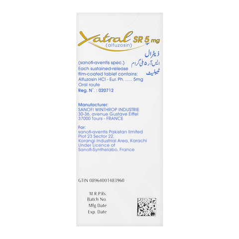 Xatral SR Tablet, 5mg, 28-Pack product image 2 - Bolanclinic