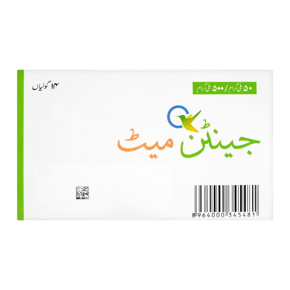 Searle Jentin Met Tablet, 50mg/500mg, 14-Pack product image 2 - Bolanclinic