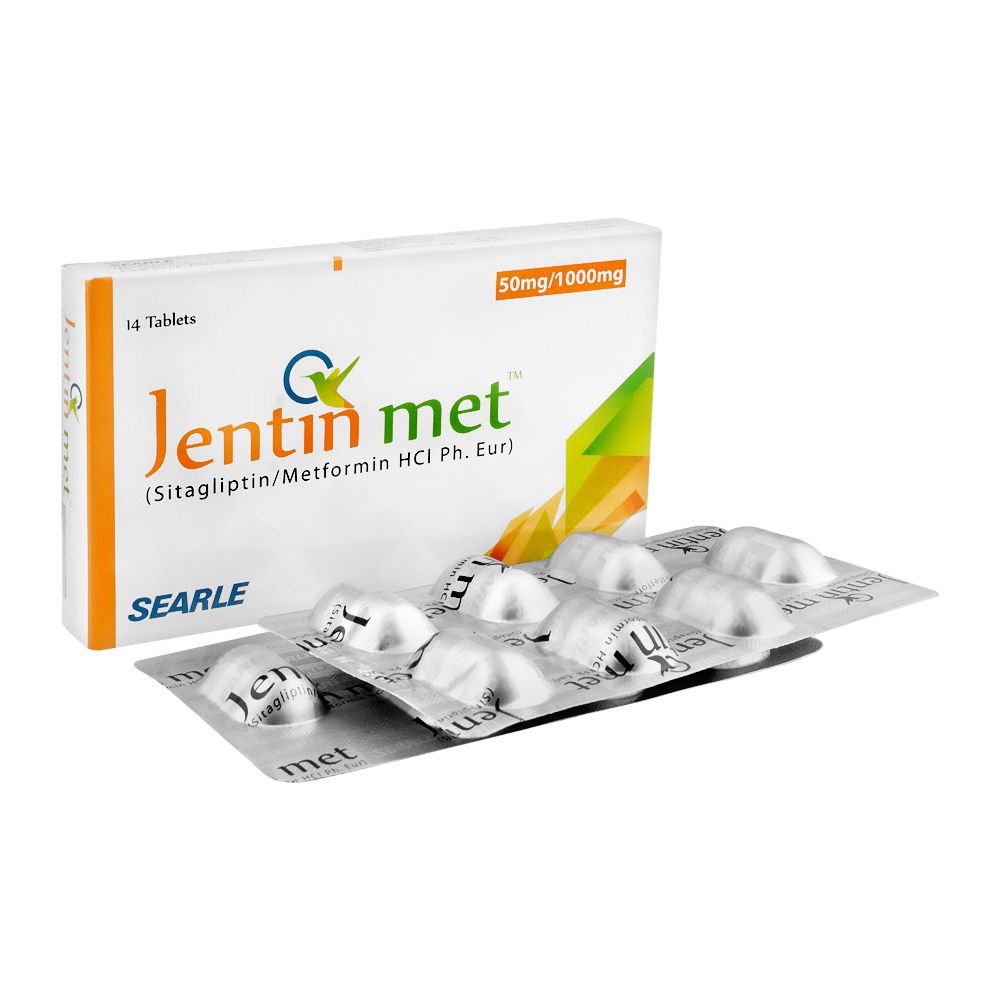 Searle Jentin Met Tablet, 50mg/1000mg, 14-Pack product image - Bolanclinic