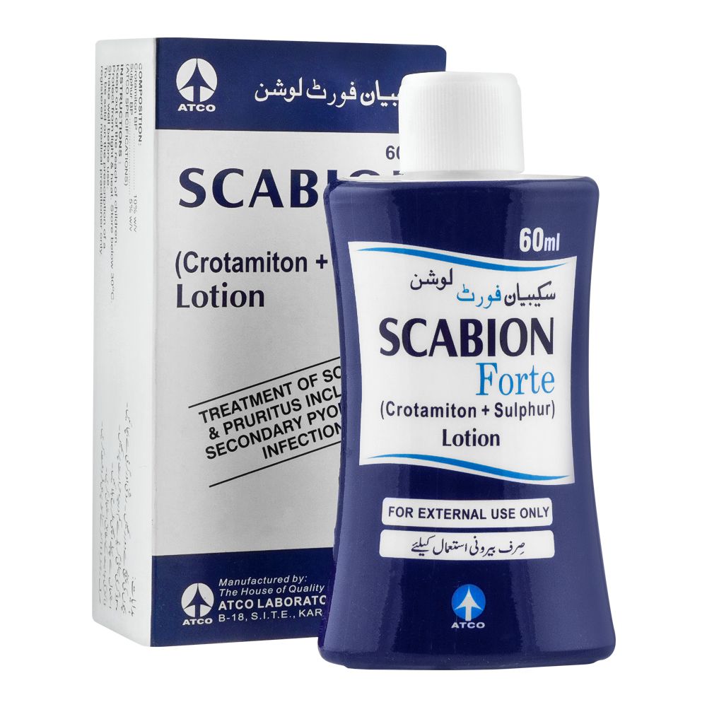 ATCO Laboratories Scabion Forte Lotion, 60ml product image - Bolanclinic