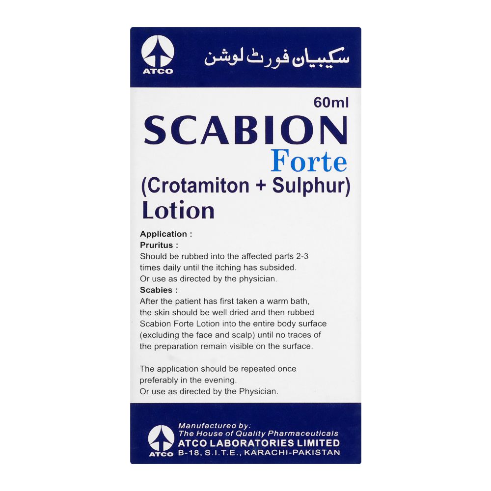 ATCO Laboratories Scabion Forte Lotion, 60ml product image 2 - Bolanclinic