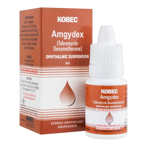 Kobec Pharmaceuticals Amgydex Ophthalmic Suspension, 5ml product image - Bolanclinic