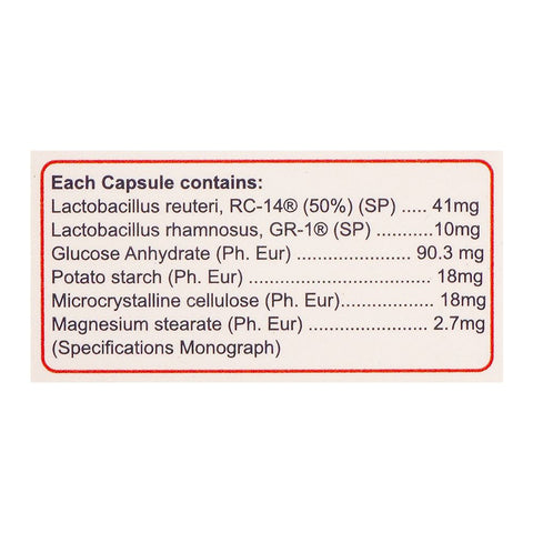 Searle Uflora Probiotic V-Capsules, 10-Pack product image 2 - Bolanclinic