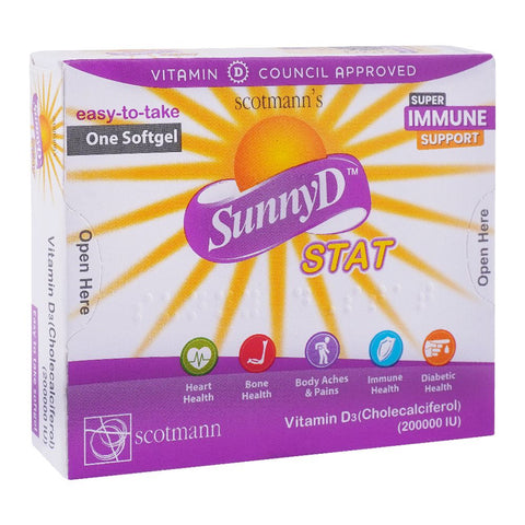 Scotmann Pharmaceuticals Sunny-D 200000 IU Stat Capsule product image - Bolanclinic