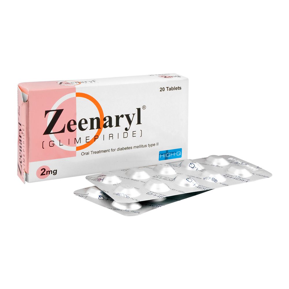 High-Q Pharmaceuticals Zeenaryl Tablet, 2mg, 20-Pack product image - Bolanclinic