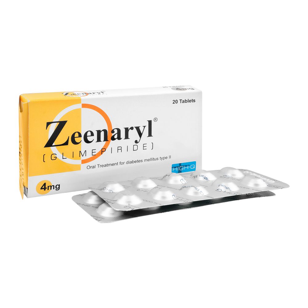 High-Q Pharmaceuticals Zeenaryl Tablet, 4mg, 20-Pack product image - Bolanclinic