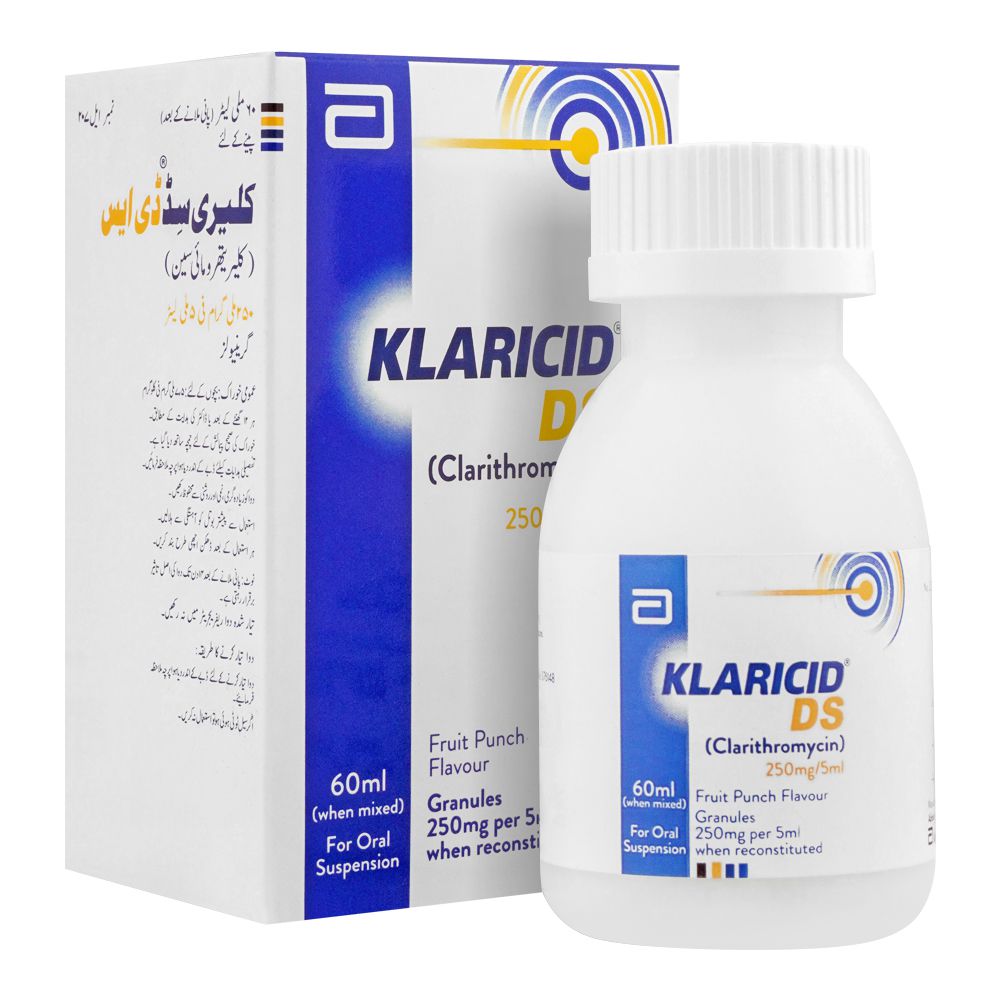 Abbott Klaricid DS Granules, 60ml product image - Bolanclinic