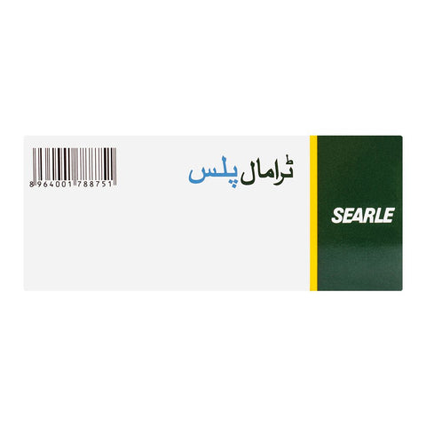 Searle Tramal Plus Tablet, 37.5mg + 325mg, 10-Pack product image 2 - Bolanclinic