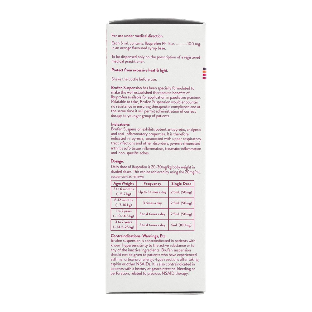 Abbott Brufen Suspension, 120ml product image 4 - Bolanclinic