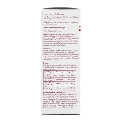 Abbott Brufen Suspension, 120ml product image 4 - Bolanclinic
