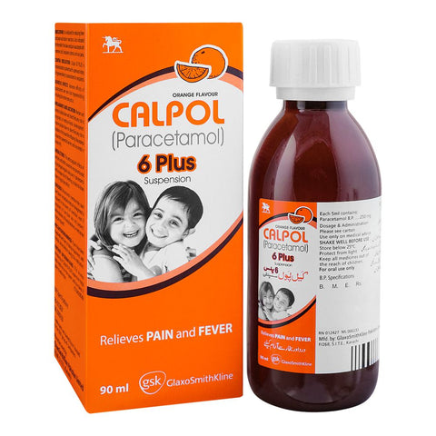 GSK Calpol 6 Plus Syrup, 90ml product image - Bolanclinic