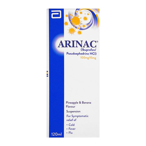 Abbott Arinac Syrup, 120ml product image 2 - Bolanclinic