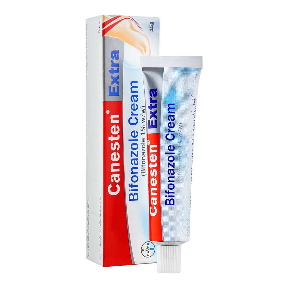 Bayer Pharmaceuticals Canesten Extra Bifonazole Cream, 15g product image - Bolanclinic