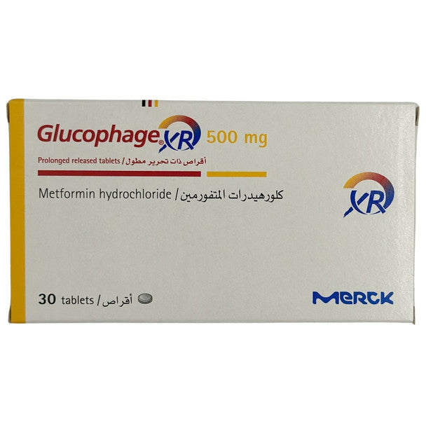 GLUCOPHAGE XR 500MG TAB - Bolan Clinic Pharmacy