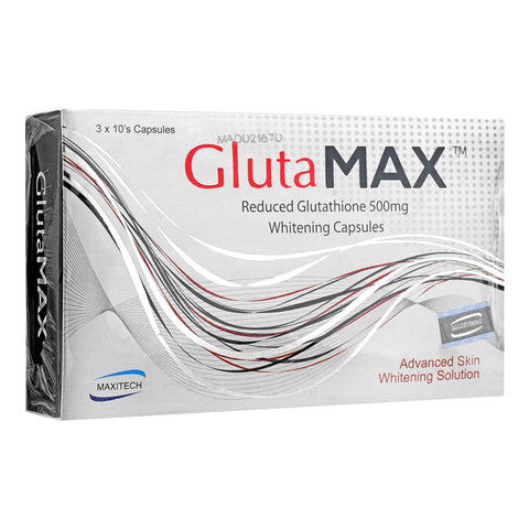 Maxitech Gluta Max Capsules, 500mg, 30-Pack product image - Bolanclinic