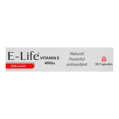 Nutra Zone Healthcare E-Life 400Iu Capsule, 30-Pack product image 4 - Bolanclinic