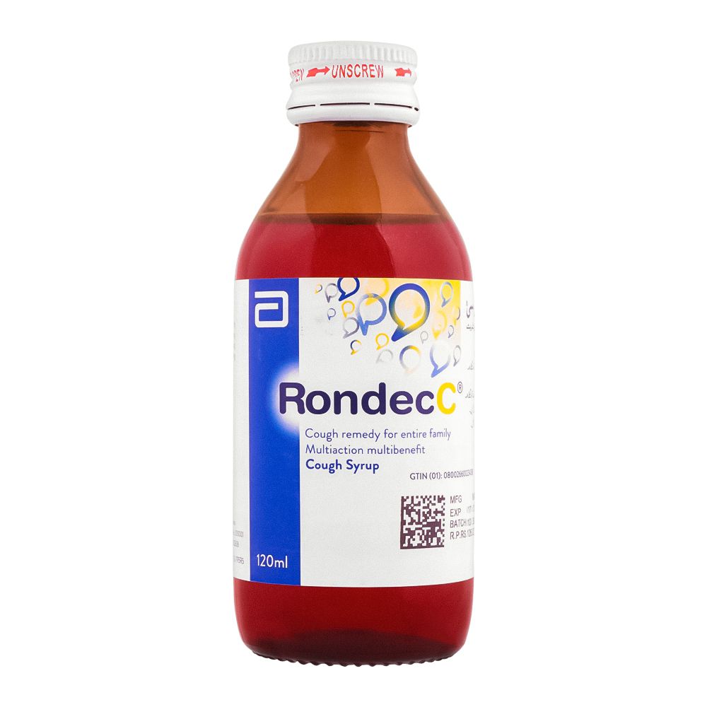 Abbott Rondec C Syrup, 120ml product image - Bolanclinic