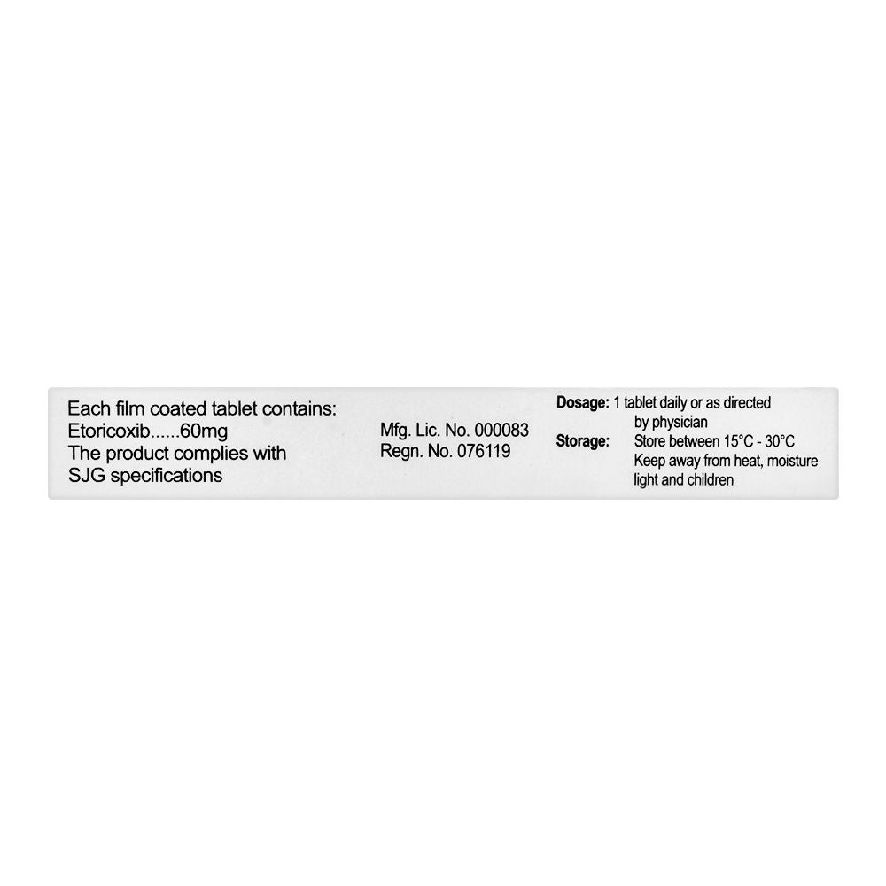 S.J. & G. Berica Tablet, 60mg, 30-Pack product image 3 - Bolanclinic