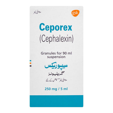 GSK Ceporex Syrup, 250mg/5ml, 90ml product image 2 - Bolanclinic