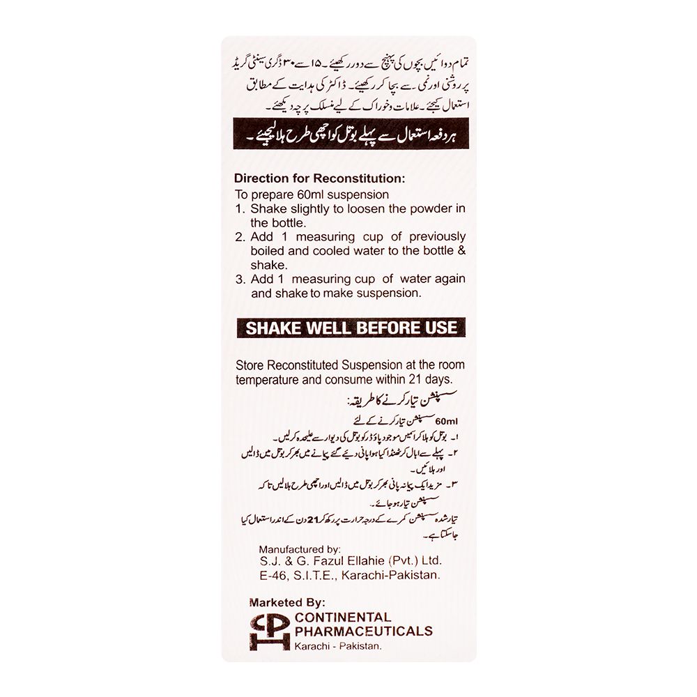 Continental Pharmaceuticals Nezkil Oral Suspension, 100mg/5ml, 60ml product image 3 - Bolanclinic