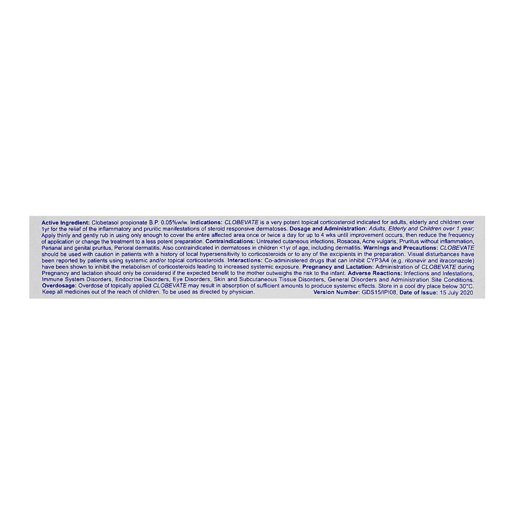 GSK Clobevate Ointment, 20g product image 2 - Bolanclinic