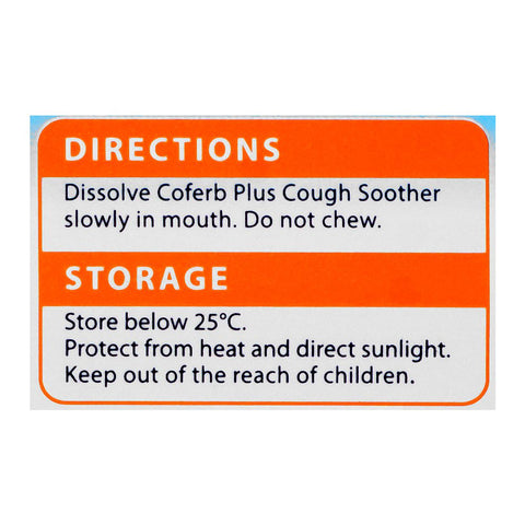 Hilton Pharma Coferb Plus Cough Soothers, 9-Pack product image 4 - Bolanclinic
