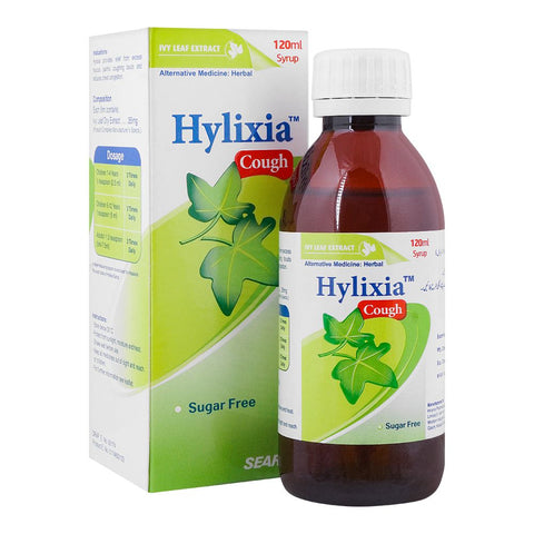 Searle Hylixia Cough Syrup, Suga-Free, 120ml product image - Bolanclinic
