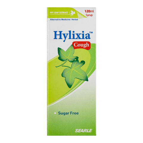 Searle Hylixia Cough Syrup, Suga-Free, 120ml product image 2 - Bolanclinic
