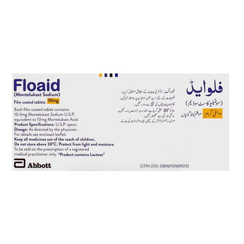 Abbott Floaid Tablet, 10mg, 14-Pack product image - Bolanclinic