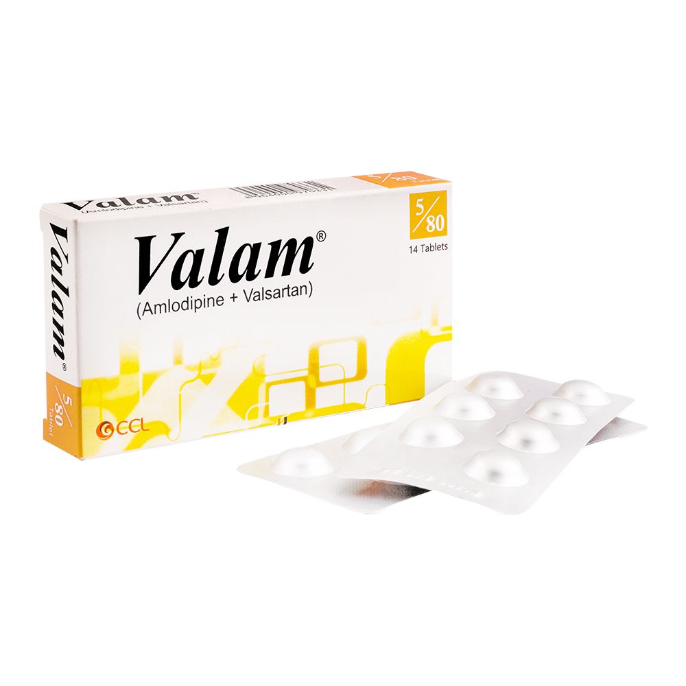 CCL Pharmaceuticals Valam Tablet, 5/80mg, 14-Pack product image - Bolanclinic