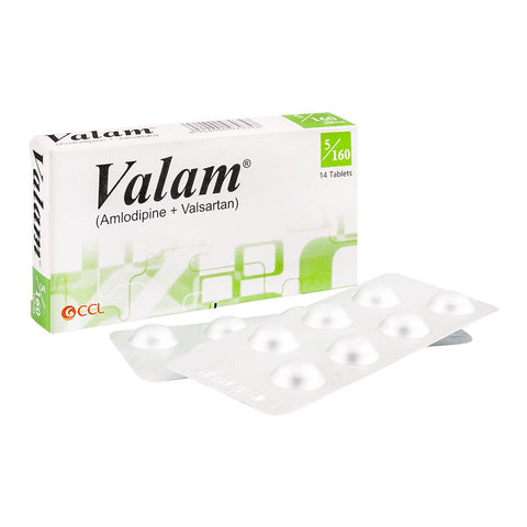 CCL Pharmaceuticals Valam Tablet, 5/160mg, 14-Pack product image - Bolanclinic