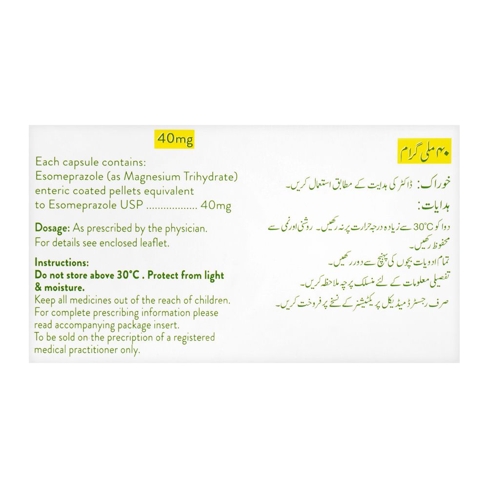 Abbott Ezomol Capsule, 40mg, 14-Pack product image 3 - Bolanclinic