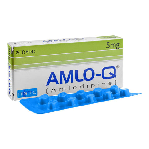 High-Q Pharmaceuticals Amlo-Q Tablet, 5mg, 20-Pack product image - Bolanclinic