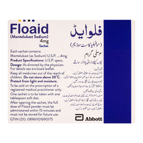 Abbott Floaid Sachet, 4mg, 14-Pack product image 2 - Bolanclinic