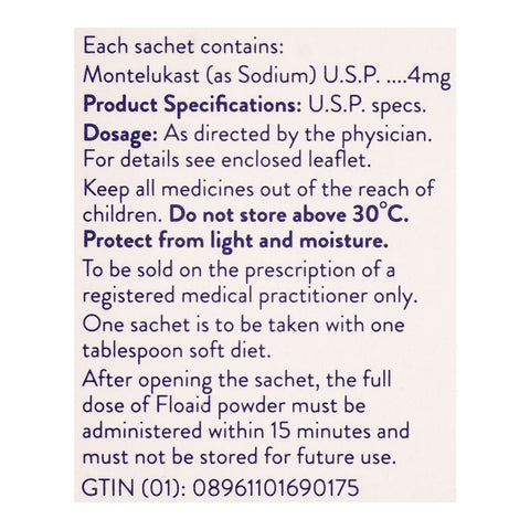 Abbott Floaid Sachet, 4mg, 14-Pack product image 3 - Bolanclinic
