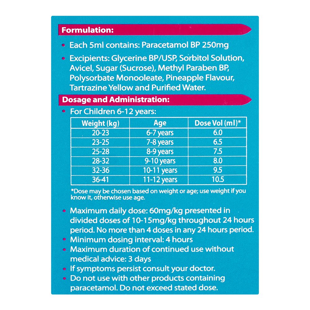 Haleon Panadol Forte Suspension, 90ml product image 8 - Bolanclinic