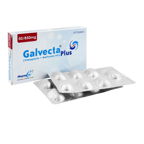 PharmEvo Galvecta Plus Tablet, 50/850mg, 14-Pack product image - Bolanclinic