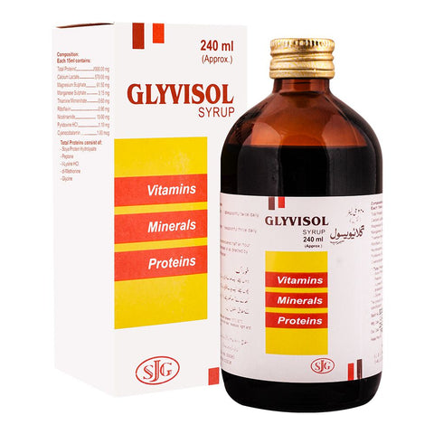 S.J. & G. Glyvisol Syrup, 240ml product image - Bolanclinic