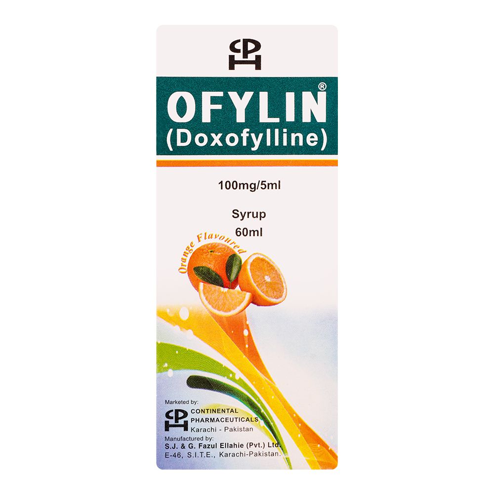 Continental Pharmaceuticals Ofylin Syrup, 100mg/5ml, 60ml product image 2 - Bolanclinic