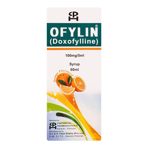 Continental Pharmaceuticals Ofylin Syrup, 100mg/5ml, 60ml product image 2 - Bolanclinic