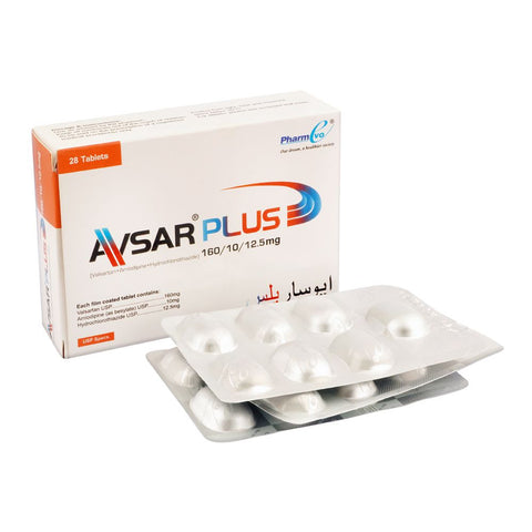 PharmEvo Avsar Plus Tablet, 160/10/12.5mg, 28-Pack product image - Bolanclinic