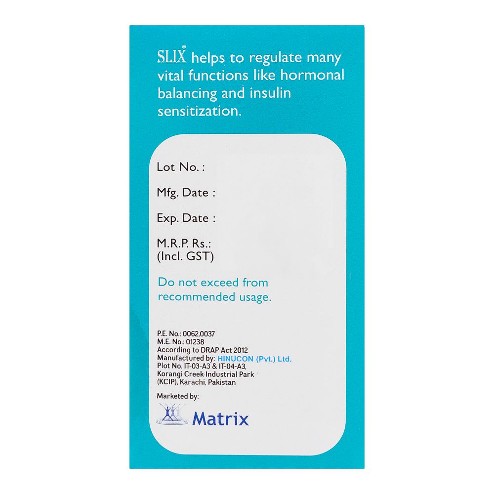 Matrix Pharma Slix Sachet, 12-Pack product image 3 - Bolanclinic