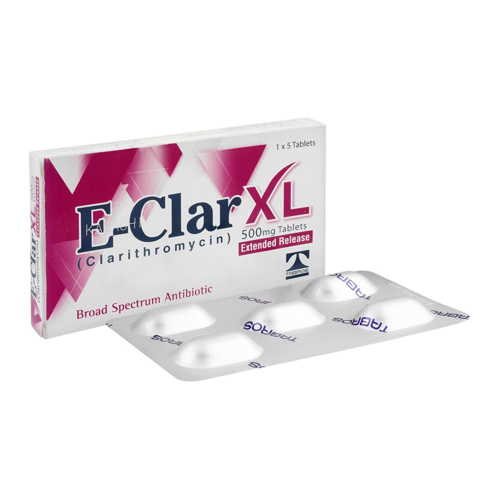 Tabros Pharma E-Clar XL Tablet, 500mg, 5-Pack product image - Bolanclinic